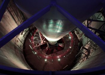 FILE PICTURE - The base of the newly re-opened Glasgow Tower at Science Centre in the city after being closed to the public for years. July 18 2014. See Centre Press story CPNEEDLE; The only fully-rotating structure in the world is due to reopen this summer after years of faults. The Glasgow Tower holds a Guinness World Record for being the tallest freestanding structure and is the only structure on the planet which is capable of rotating 360 degrees. The formerly named Millennium Tower is set to re-open from April 1 for the summer months. Customers will be able to learn about the history of Glasgow as they ascend to the top in a two-and-a-half minute lift ride. The tower has been plagued by problems since being built, including missing its own unveiling by not working properly.