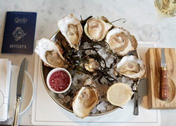 Oysters at Bentley's St Patrick's Day