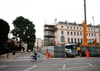 Christian Candy's home in London which is adjacent to Chester Gate where he wants to extend his garden into a section of the road. See SWNS story SWCANDY; Billionaire tycoon Christian Candy's plans to transform part of a road outside his London mansion into a garden have been given the go-ahead following a year-long battle. Camden Council previously rejected the property developer's plans to return part of the one-way street on Chester Gate into an "historic garden". Mr Candy's development team said in September it was "extremely disappointed" with the decision and said there would be an appeal. Jonathan Hockley, the planning inspectorate, last week reversed the decision, saying Mr Candy's plans would "undoubtedly enhance" both the character and appearance of the conservation area.