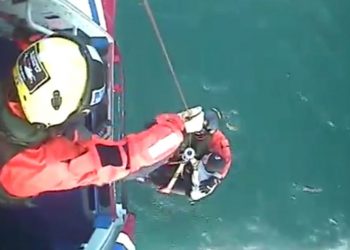 A Coastguard helicopter has rescued a surfer from the sea on Monday evening after more than 30 hours in the water.  Belfast Coastguard coordinated the search for the missing surfer who left to go surfing from Machrihanish beach near Campbeltown on Sunday and didn't return. A large area of sea and shore line was searched since lunch time on Monday when the alarm was raised, involving RNLI lifeboats, Coastguard rescue teams as well as the Coastguard Rescue helicopter based at Prestwick.  Dawn Petrie at Belfast Coastguard Operations Centre who was coordinating the search said;  "Hope was fading of finding the surfer safe and well after such a long period in the water and with nightfall approaching we were gravely concerned but at 7.30pm, the crew on the Coastguard rescue helicopter were delighted when they located the man still with his surf board and 13 miles off the coast.  He was kitted out with all the right clothing including a thick neoprene suit and this must have helped him to survive for so long at sea. He is hypothermic but conscious and has been flown to hospital in Belfast"