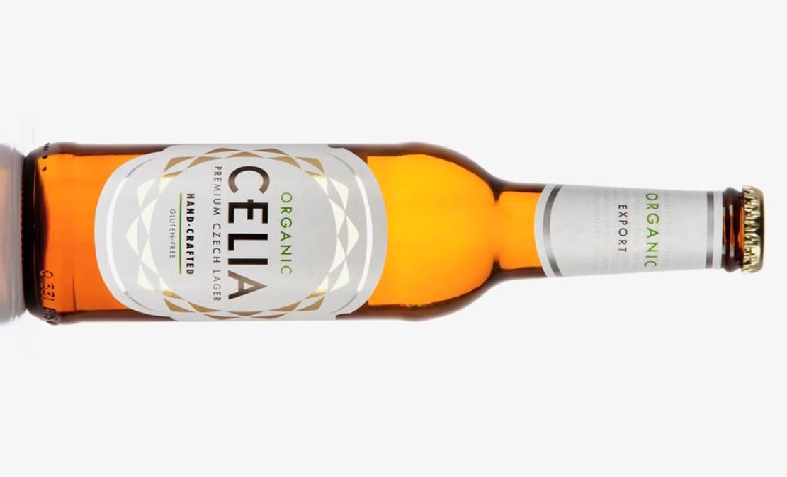 Celia Organic Premium Lager Beer, Czech Republic