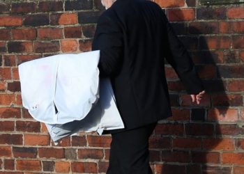 Clothes believed to be destined for the wedding of Charles Bronson arrive at Wakefield Prison. 14 November 2017. Bronson is to marry former Emmerdale star Paula Williamson. Bronson – who is now known as Charles Salvador – is due to get married to fiancee Paula Williamson in an intimate ceremony at HMP Wakefield.