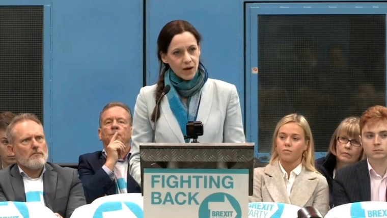 Annunziata Rees-Mogg (c) Brexit Party / Twitter