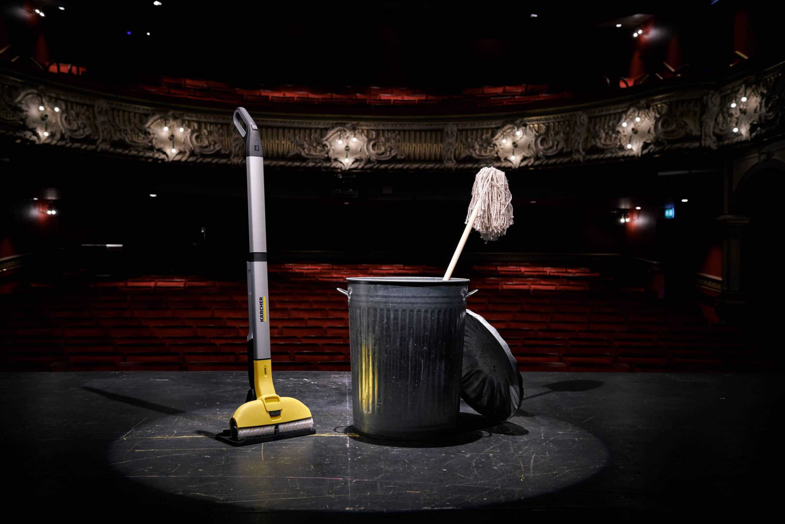 The traditional household mop has ‘kicked the bucket’