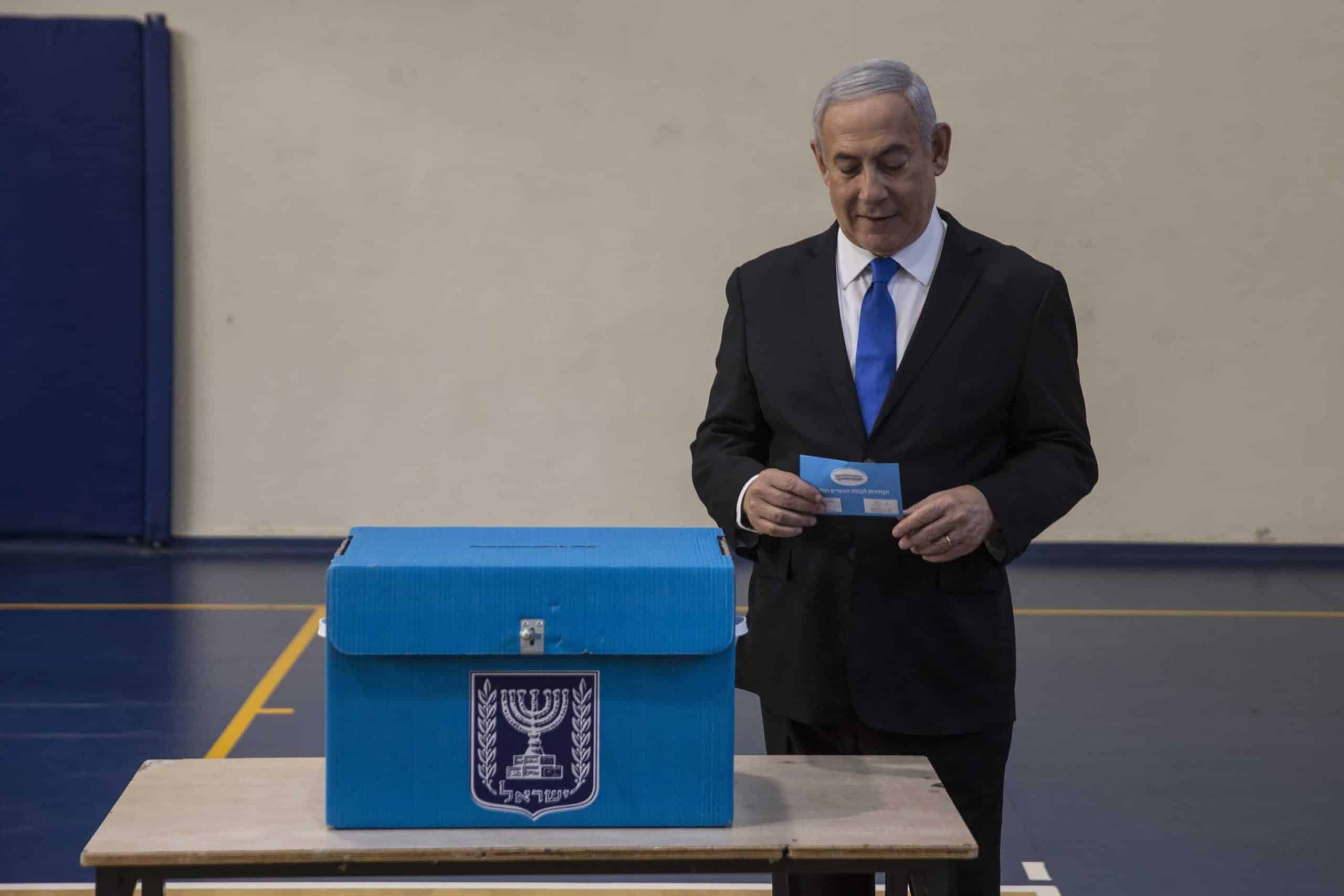 Israel exit poll suggests Netanyahu has failed to win majority