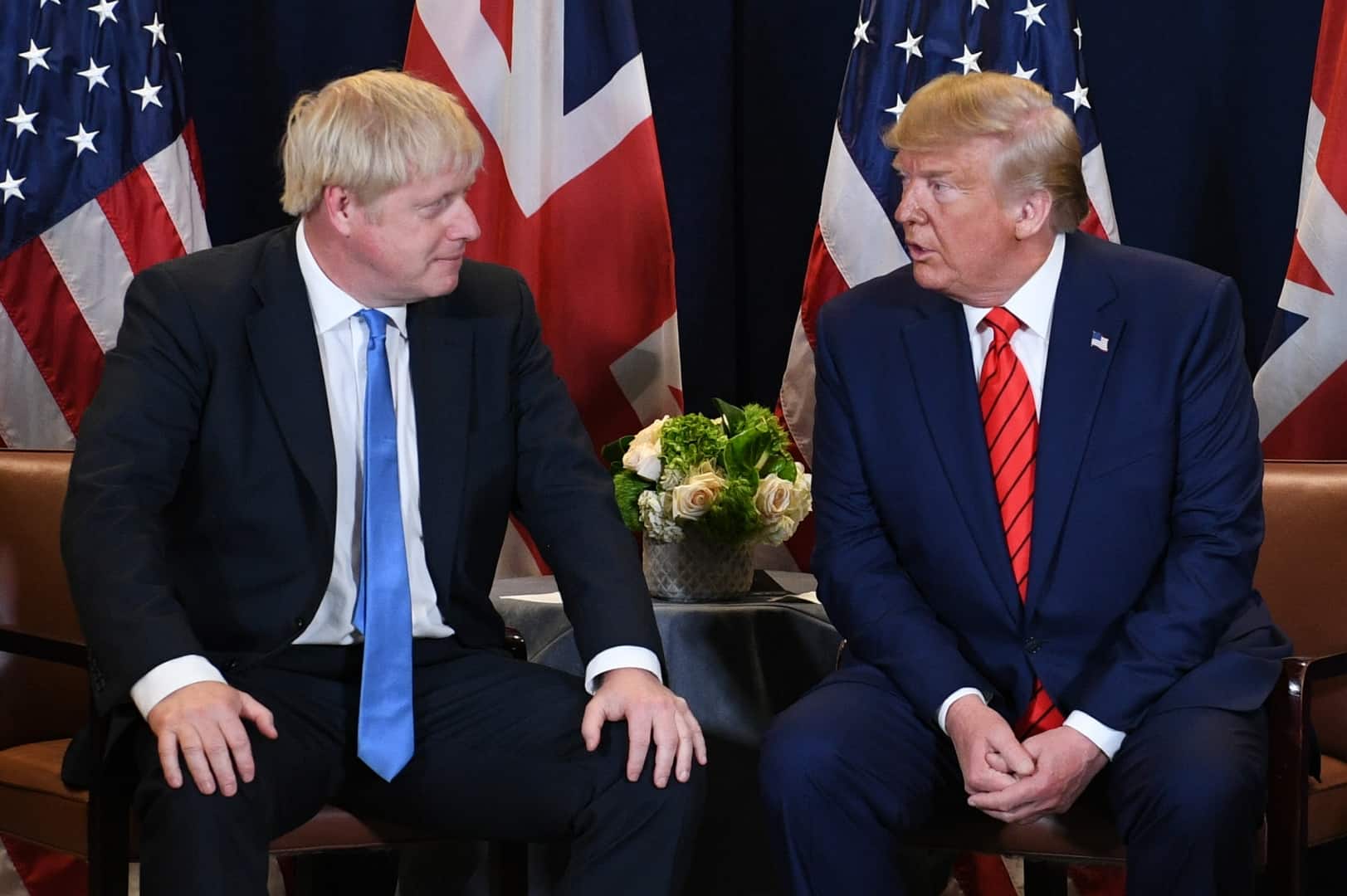 Almost half of Brits think Johnson is lying about protecting NHS from Trump