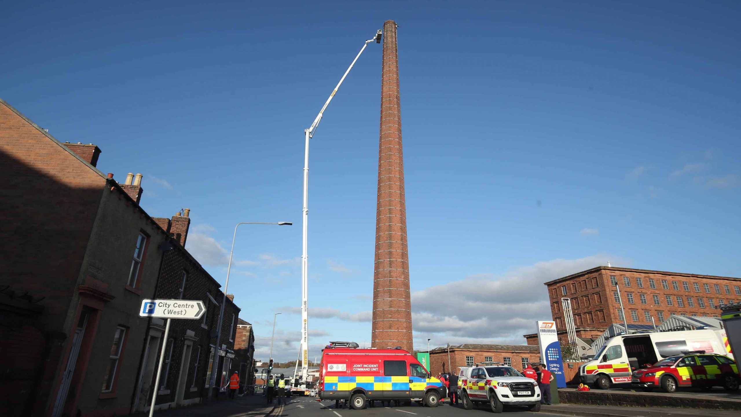 Family’s tribute to ‘fantastic granddad’ who died trapped on top of 270ft chimney