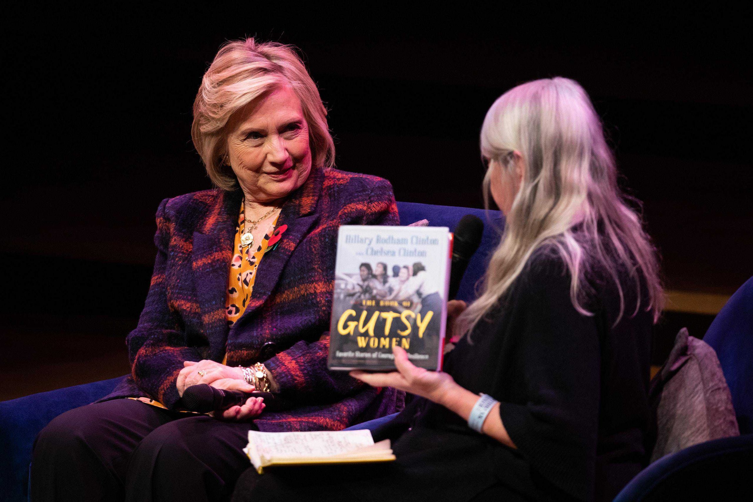 Male leaders ‘scared’ of climate activist Greta Thunberg, Hillary Clinton says