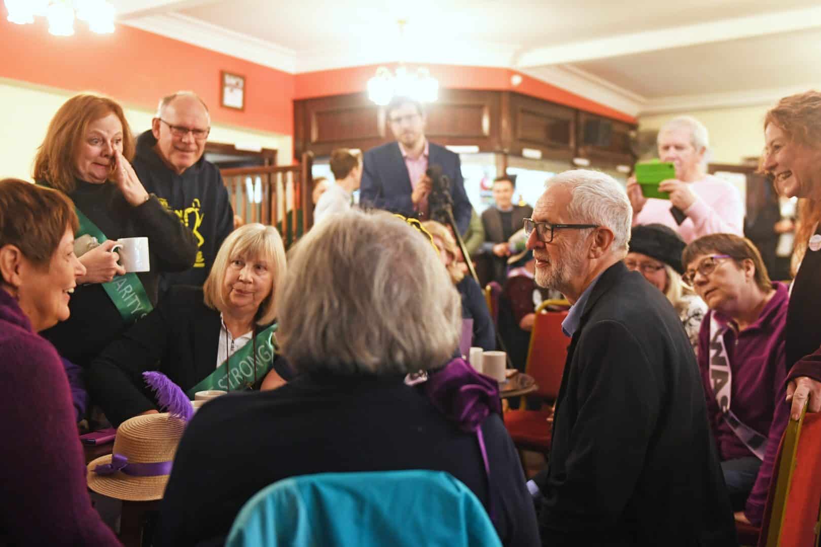 Jeremy Corbyn says 3.7m women caught in government’s pension trap owed ‘moral debt’