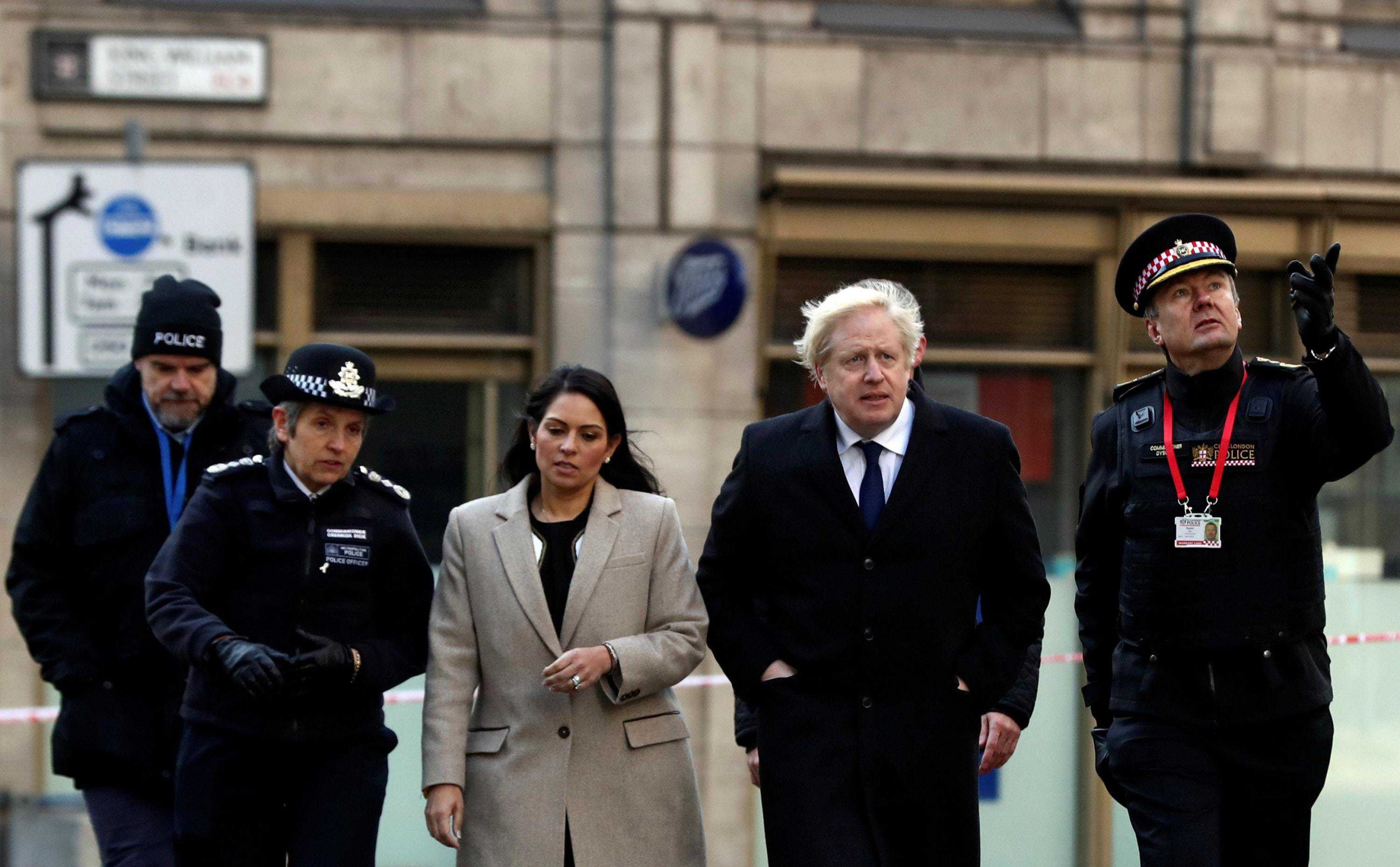 Priti Patel blames Labour for law that meant release of ‘dangerous terrorists’