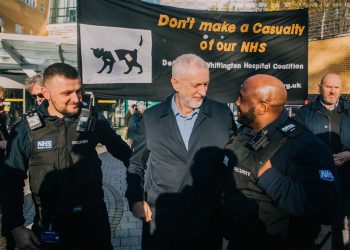 Jeremy Corbyn defending NHS (Labour)