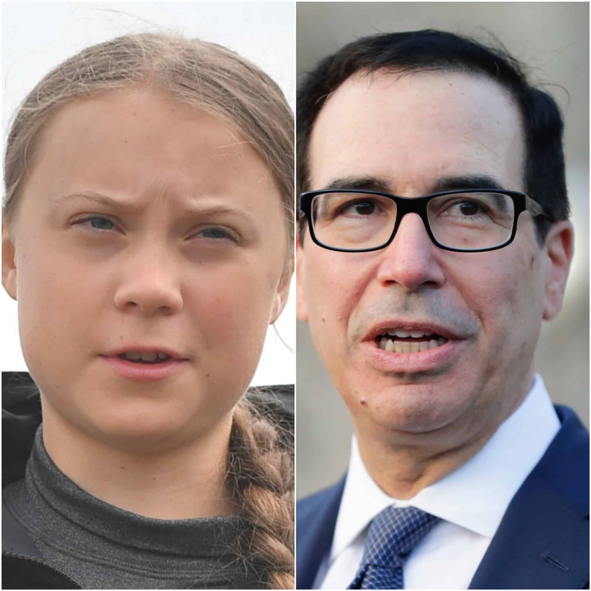 Greta Thunberg brushes off mockery from US finance chief