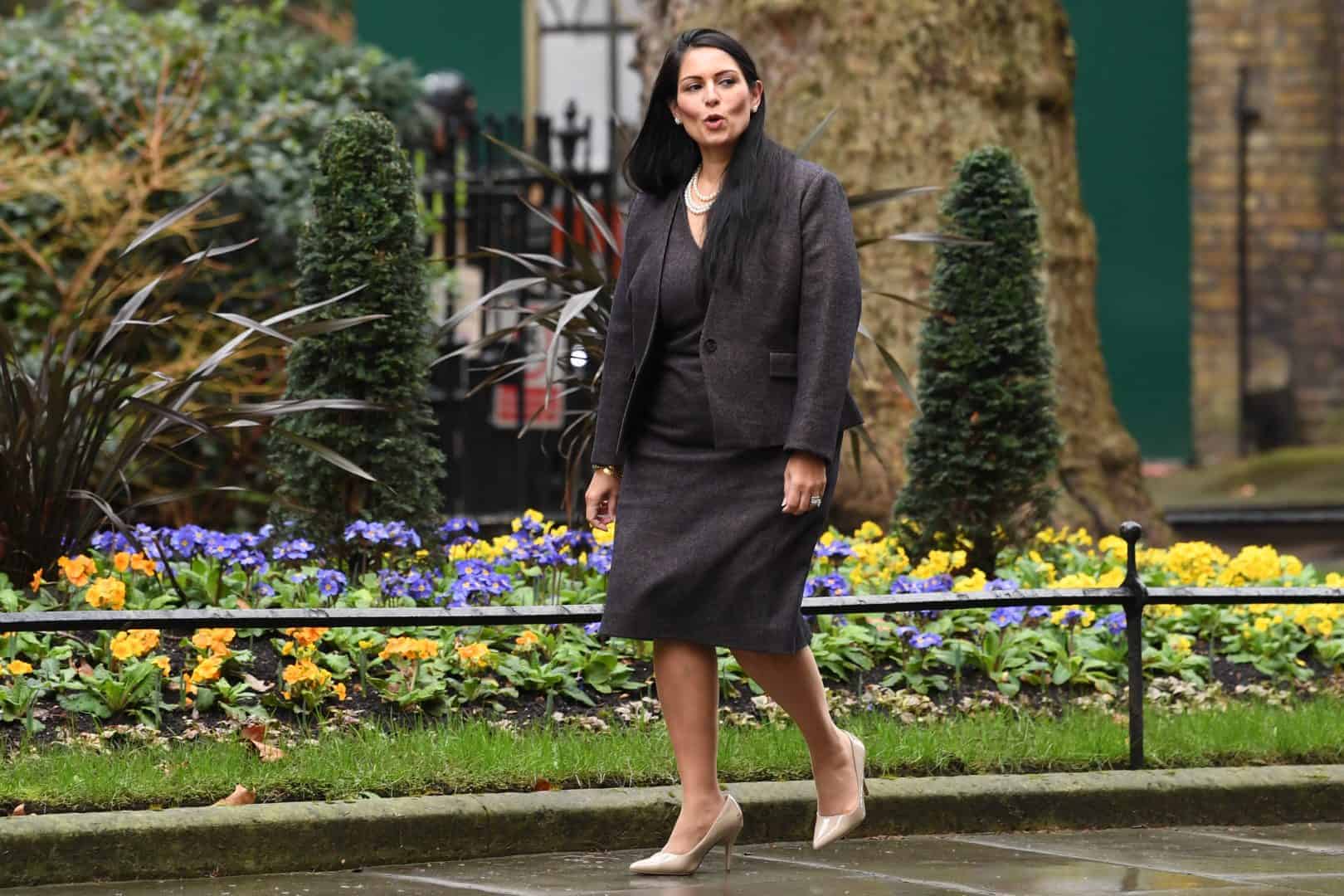 Priti Patel defends PM after Dave brands him ‘real racist’ in Brit Awards rap