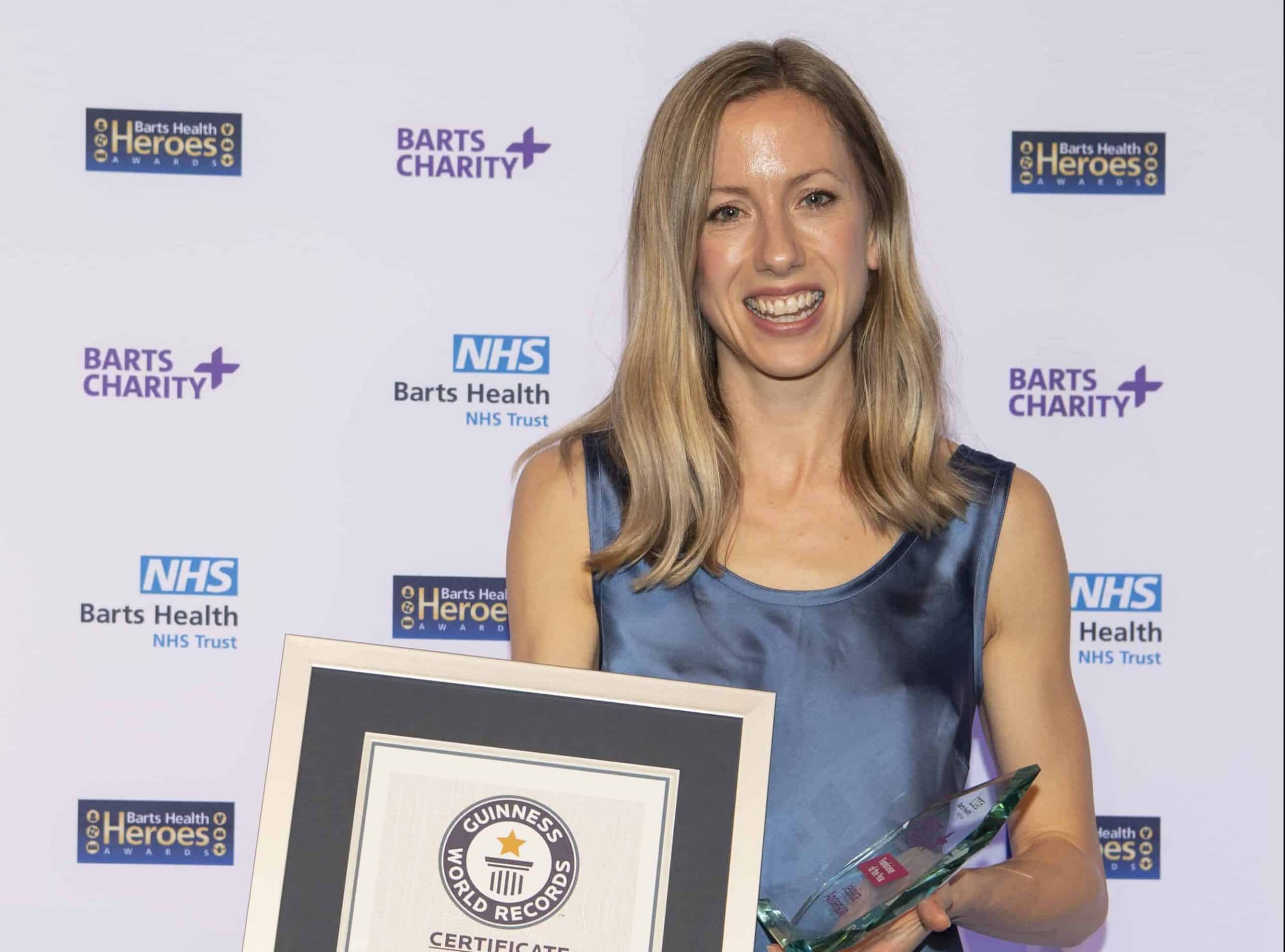 Guinness World Record-breaking NHS nurse has achievement recognised