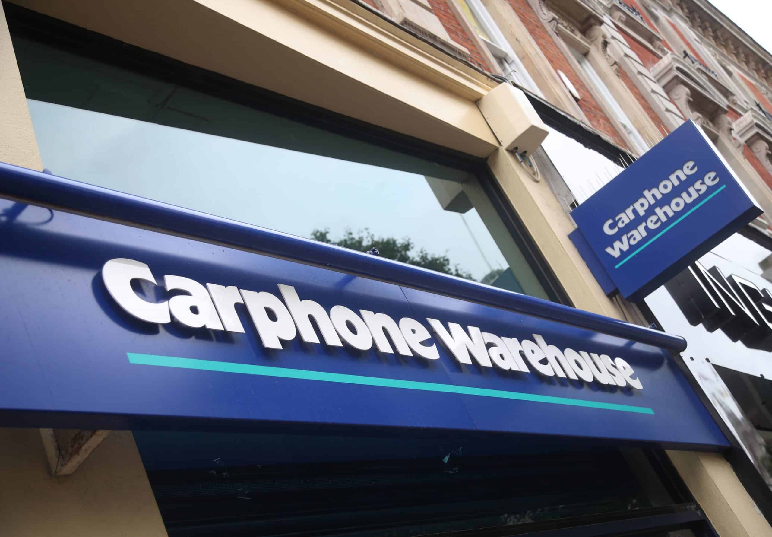 Nearly 3,000 jobs being axed as Carphone Warehouse closes UK mobile-only stores