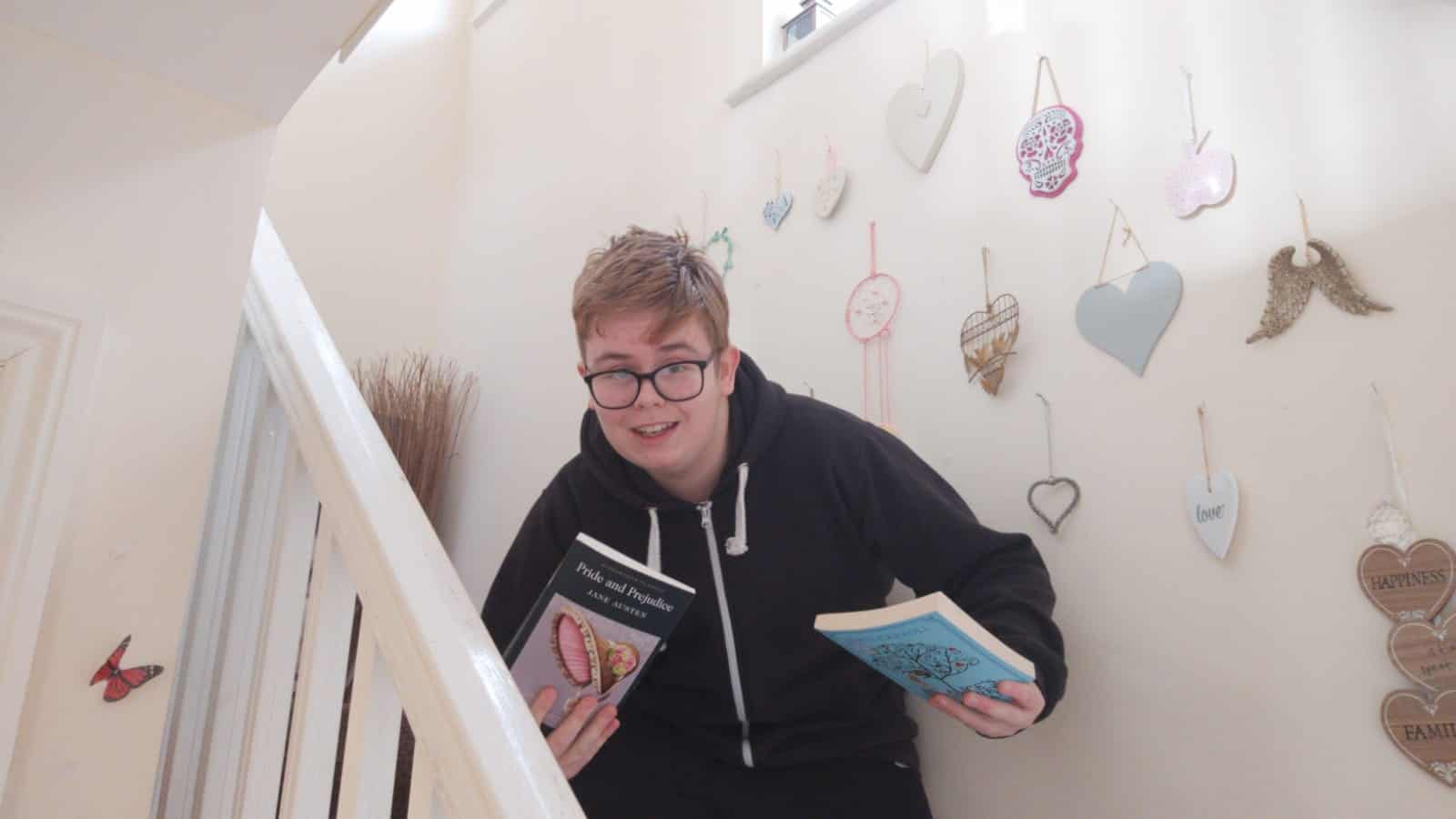 Boy bullied for love of reading gets 100,000 followers for book review page