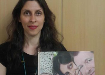 Free Nazanin Campaign handout photo of Nazanin Zaghari-Ratcliffe, the Britsh-Iranian woman jailed in Iran, after she was released temporarily on furlough for two weeks until April 4 by the government in Tehran because of the coronavirus outbreak, her husband said.