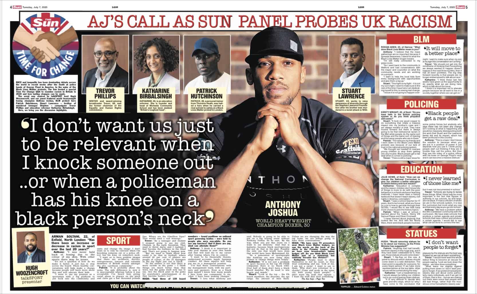 The Sun’s anti-racism campaign draws mixed response