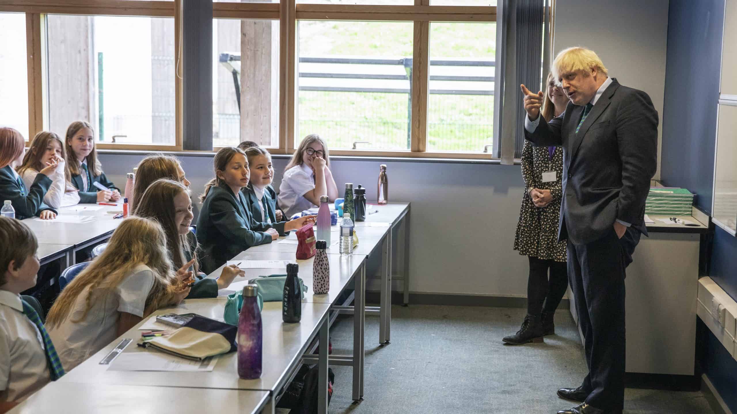 Boris Johnson tells kids: “It is politically acceptable to sing Rule, Britannia!”