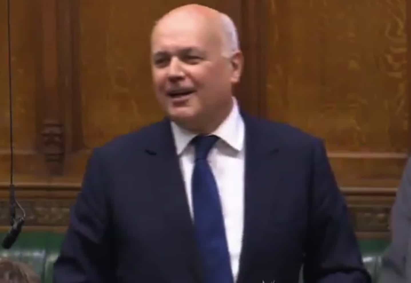 Iain Duncan Smith Commons speech comes back to haunt him