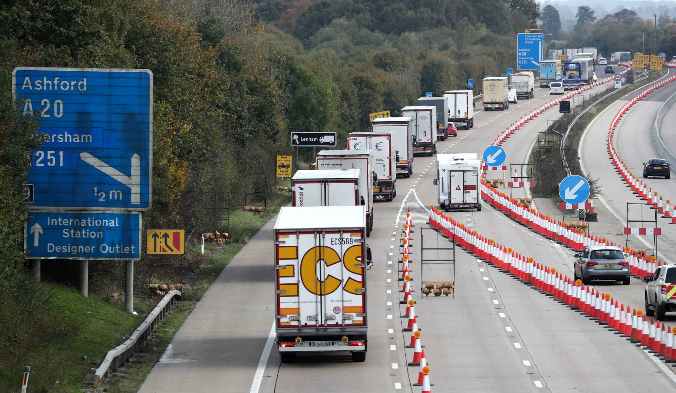 ‘More red tape’: Hauliers prepare for Brexit border in Kent