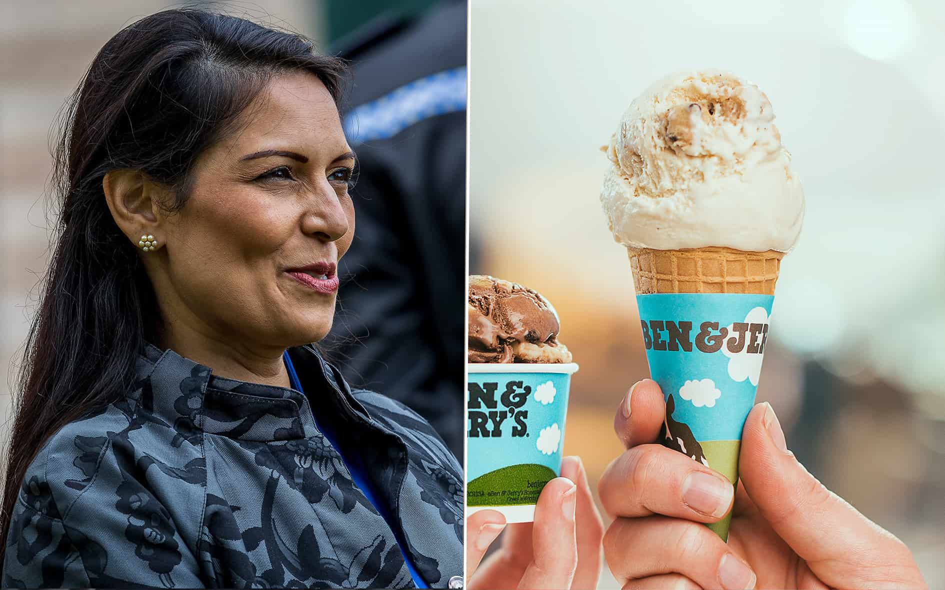 ‘People aren’t illegal’: Ben & Jerry’s takes on Priti Patel