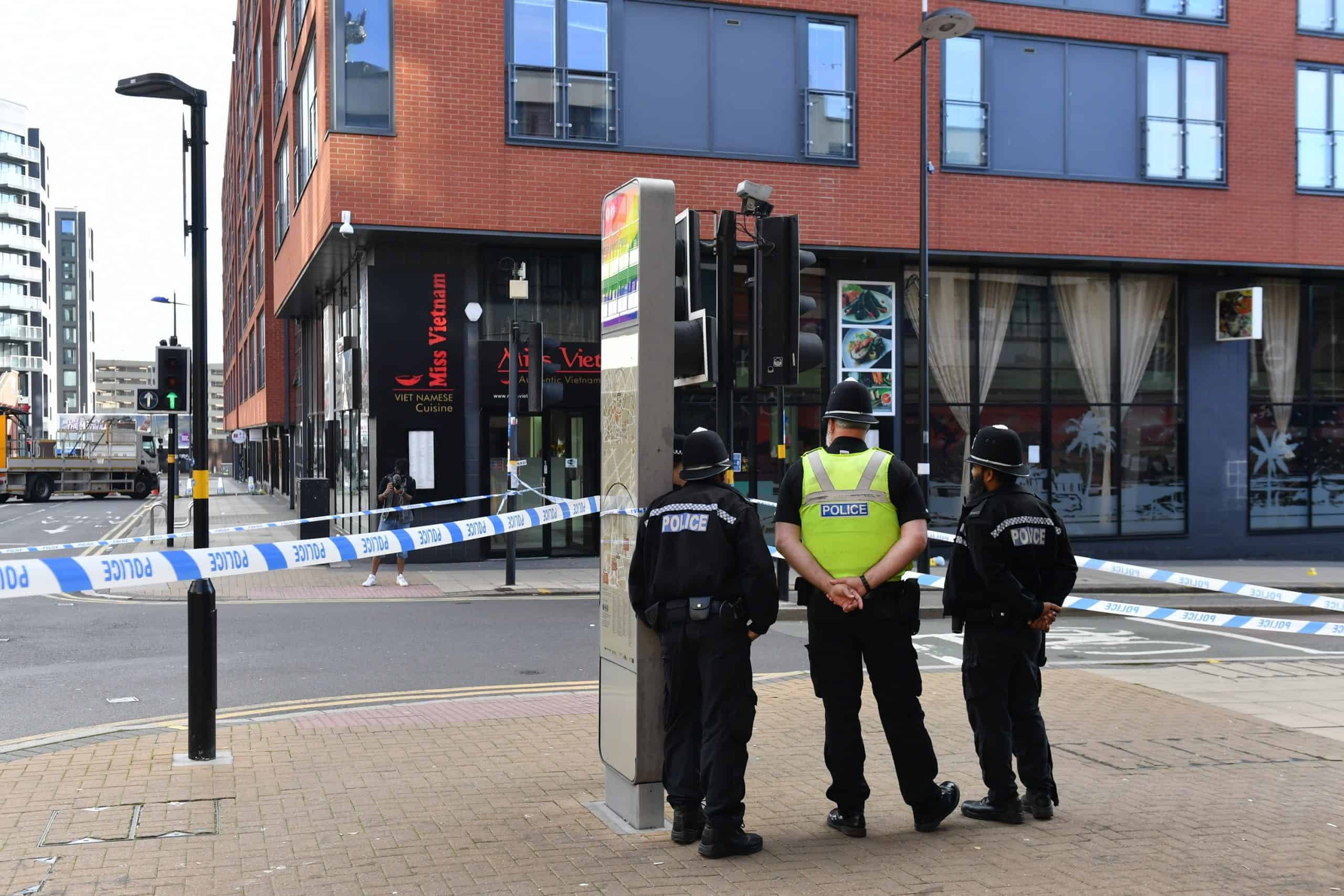 One dead as police hunt lone suspect following stabbings in Birmingham