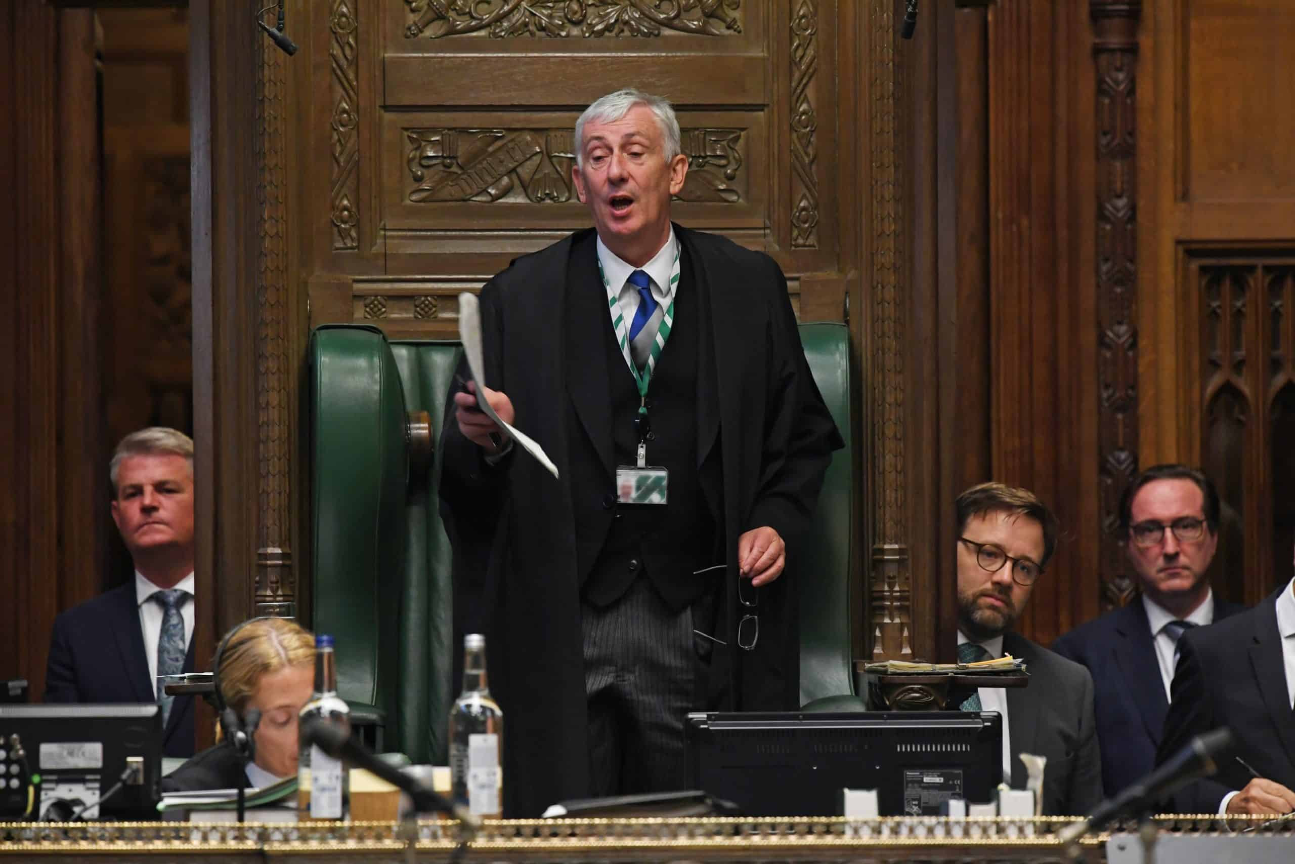 Speaker lashes out at Johnson for showing “total disregard” for parliament