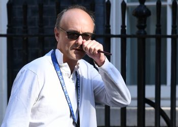 Senior aide to Prime Minister Boris Johnson, Dominic Cummings, arrives at the Foreign and Commonwealth Office (FCO) in London, ahead of a Cabinet meeting to be held at the FCO, for the first time since the lockdown.