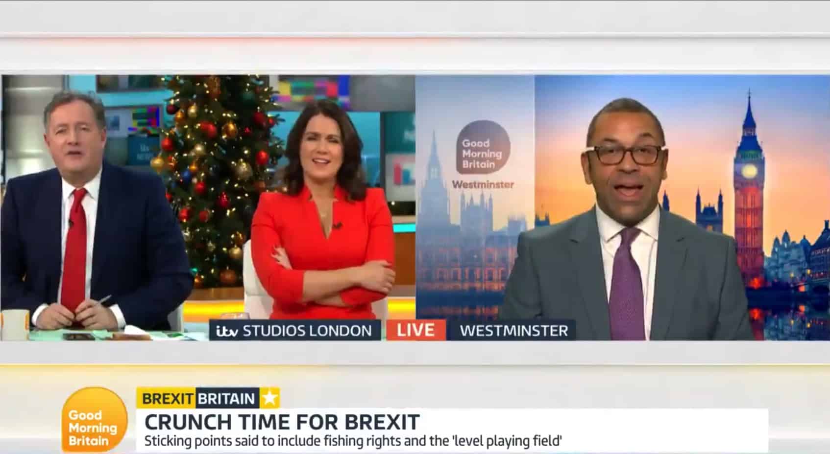 James Cleverly made to squirm on GMB as he defends UK’s Covid record and the “oven ready deal”