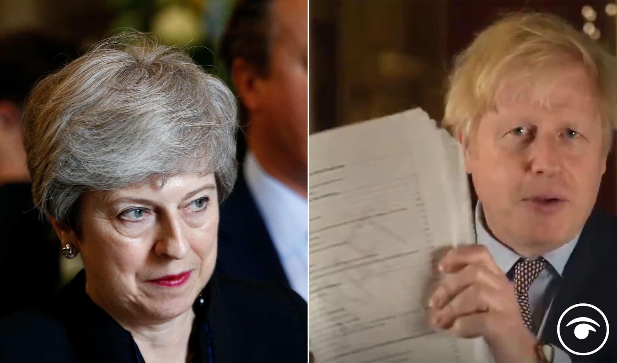 Watch – May takes ‘flame thrower to parliament’ claiming her deal better than PM’s and Starmer didn’t back it