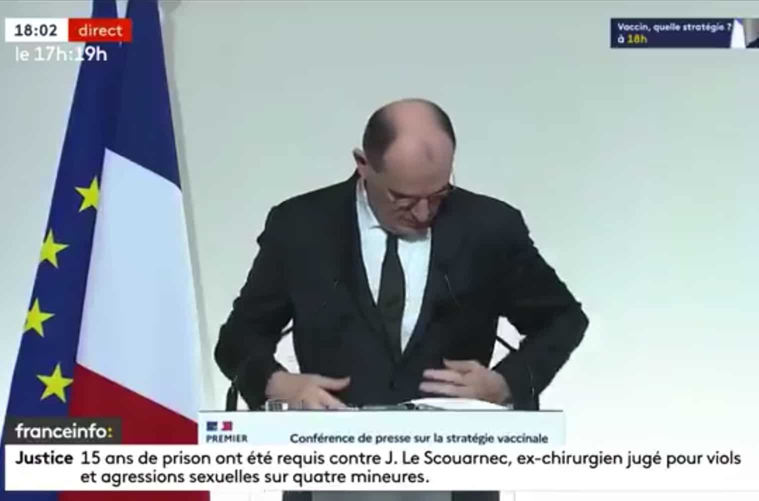 French PM looking for his glasses, which are on his face, is the video we all needed