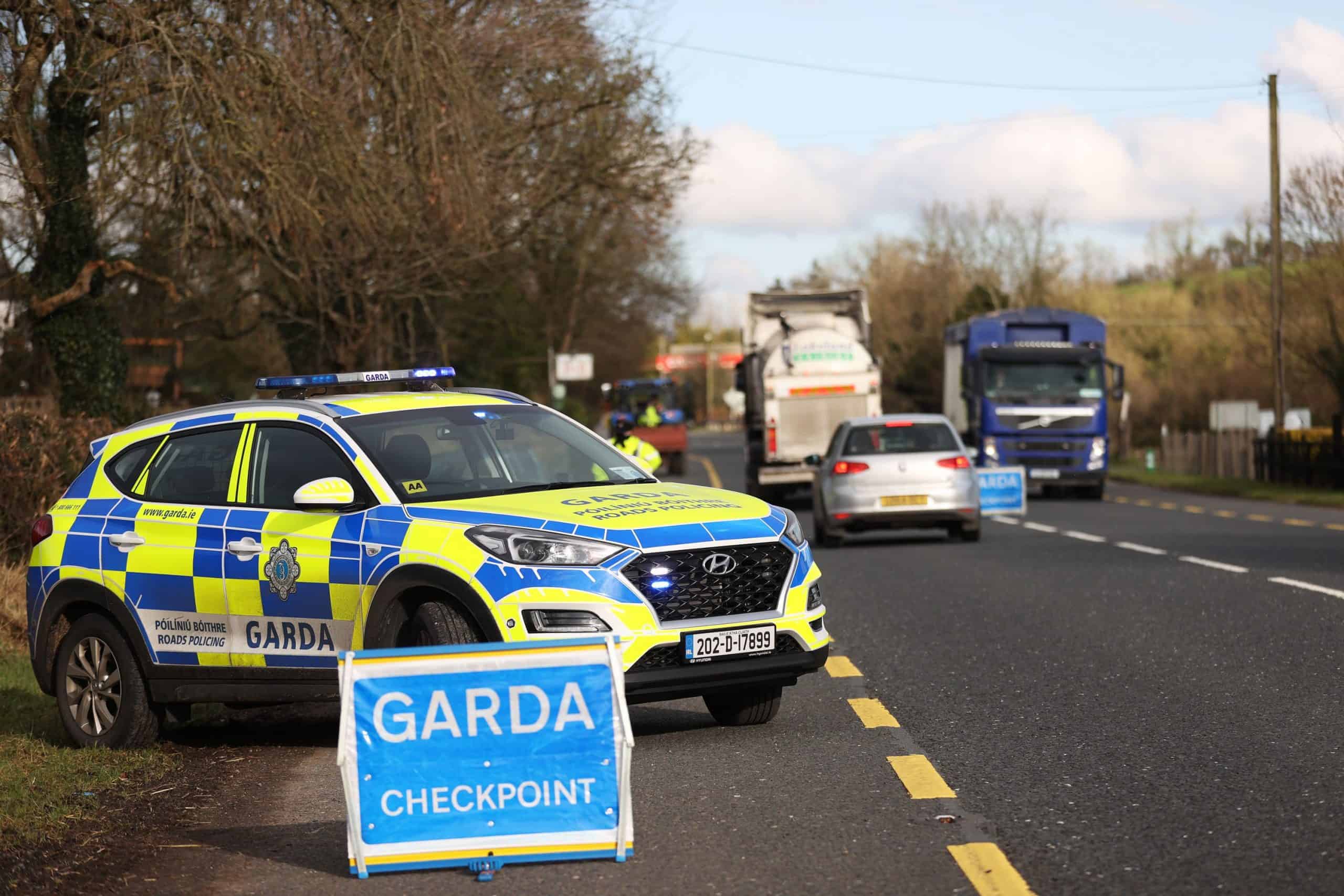 People turned back at border with Northern Ireland as checkpoints begin to operate