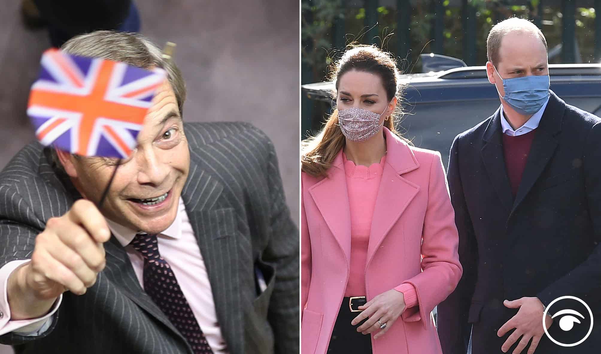 Reactions as Farage said ‘nobody’s done more for people of colour than the royal family’