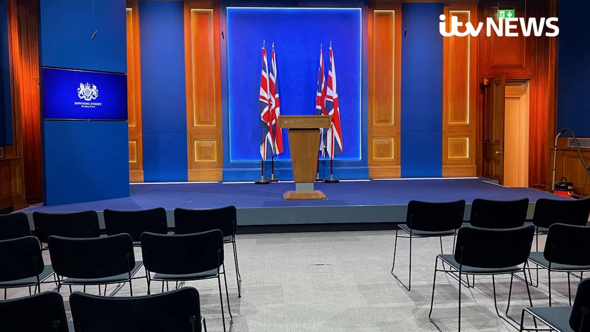 Reaction as first pictures of new £2.6m Downing Street press briefing room unveiled