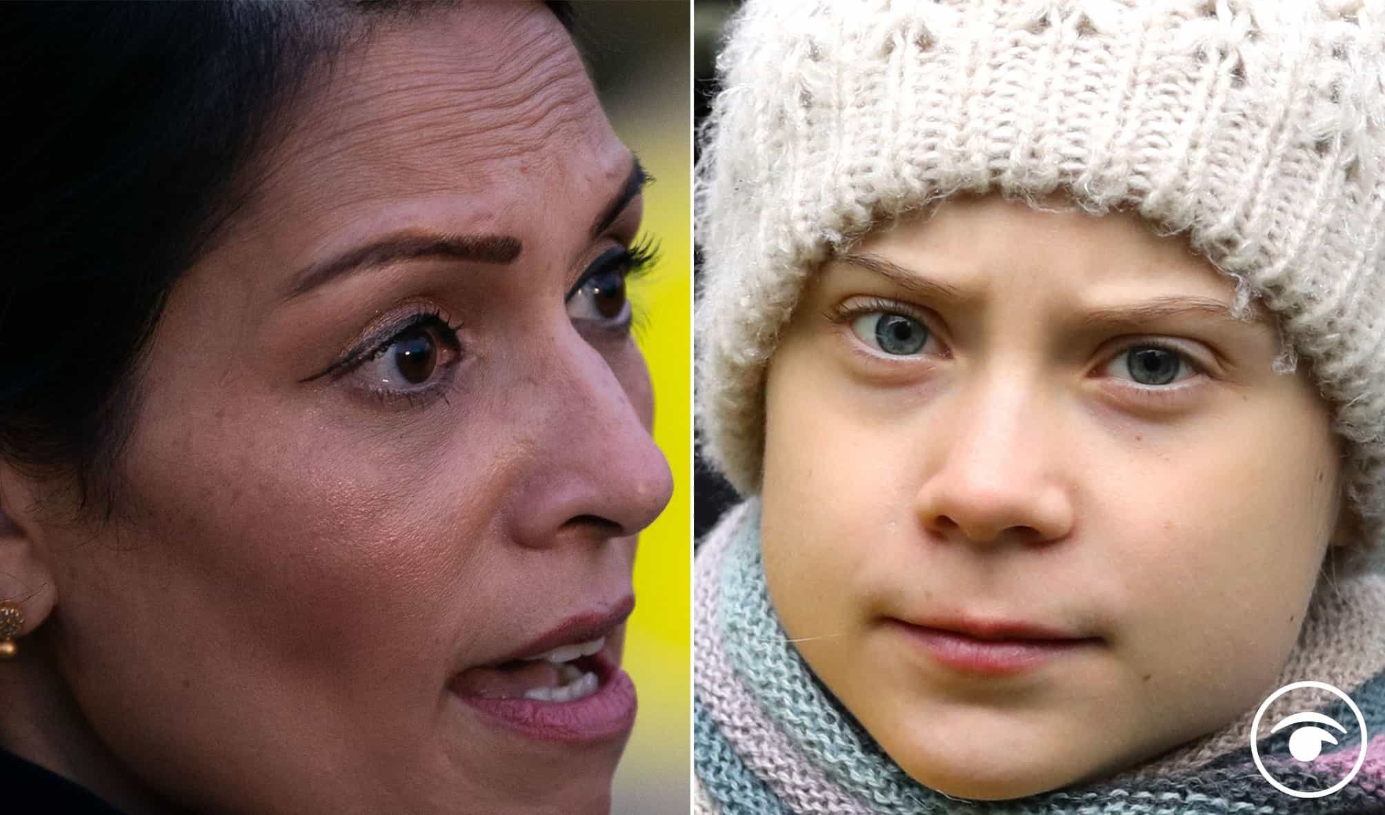 Greta Thunberg takes down Priti Patel over Policing Bill