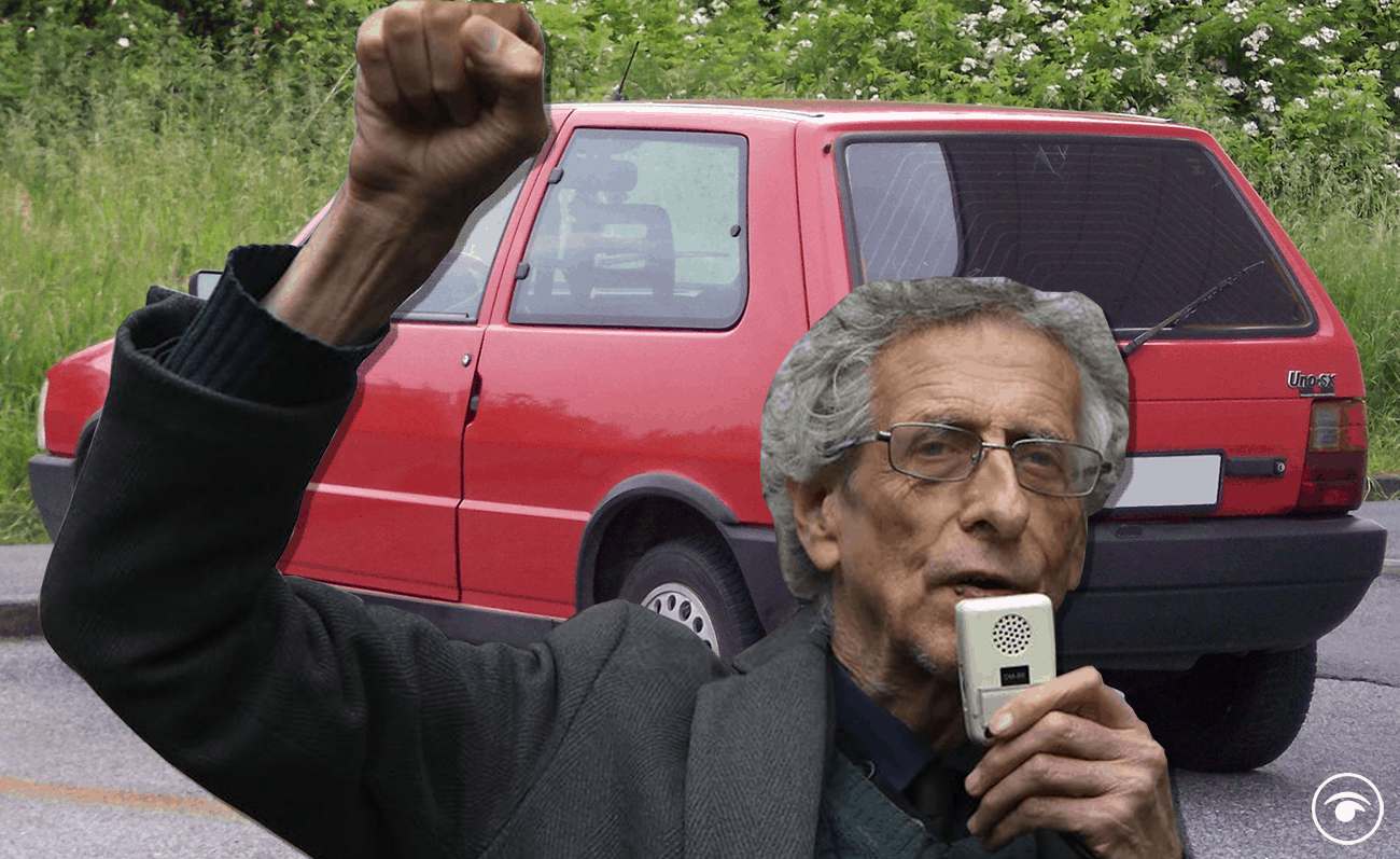 Piers Corbyn reveals London mayor battle ‘bus’