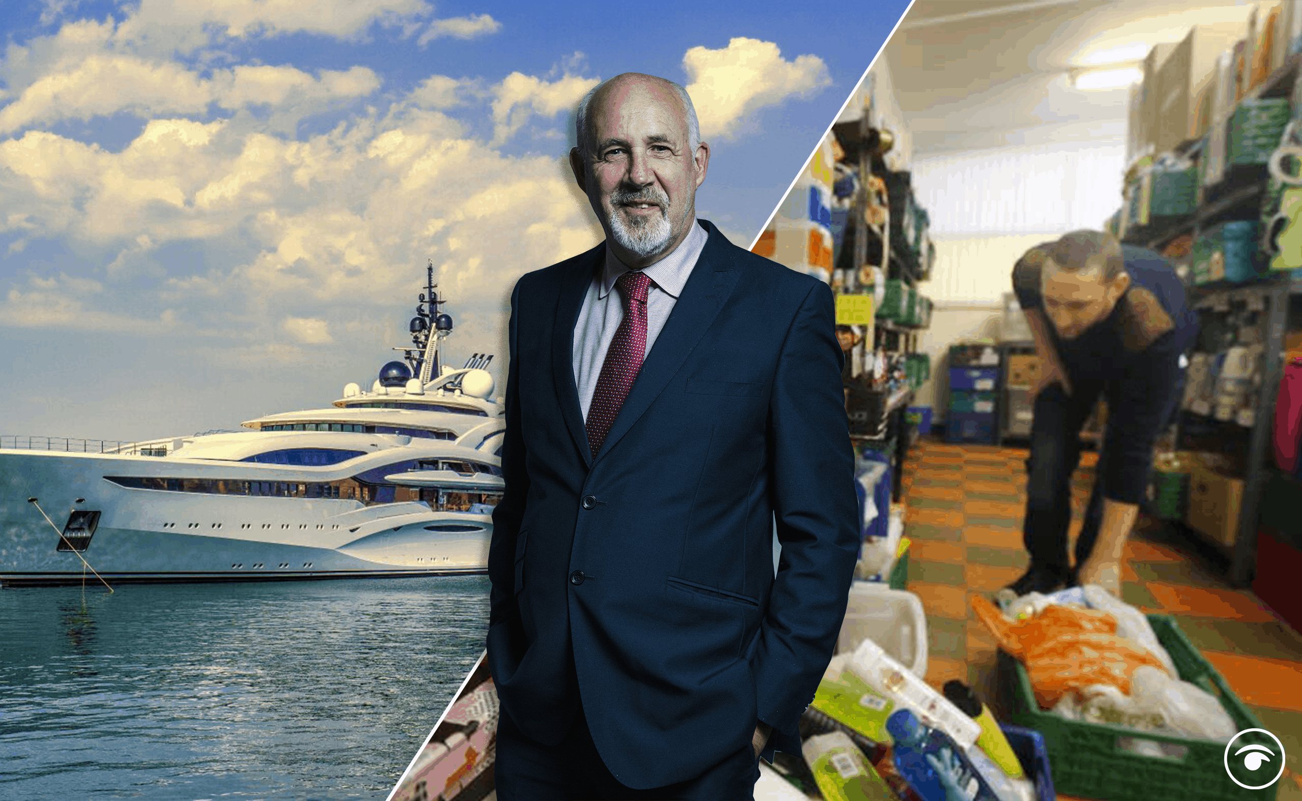 Jon Trickett calls for wealth tax after superyacht sales and food bank use simultaneously rocket