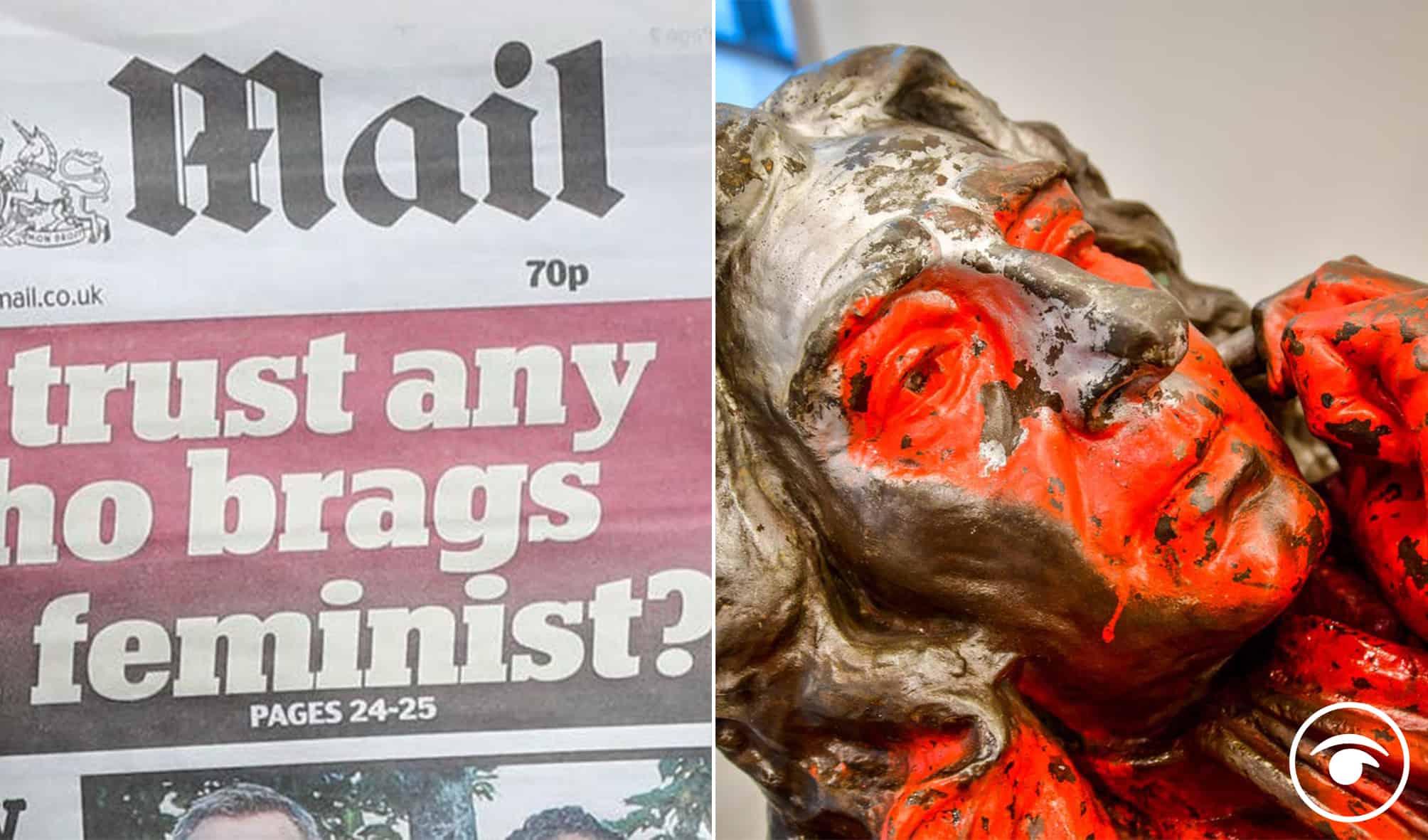 Snowflakery at Daily Mail as paper decries treatment of Edward Colston Statue