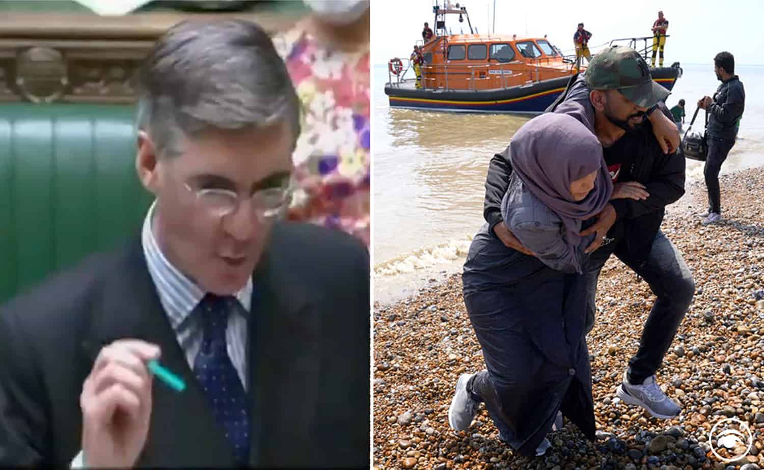 Jacob Rees-Mogg brands Labour ‘the party of people traffickers’