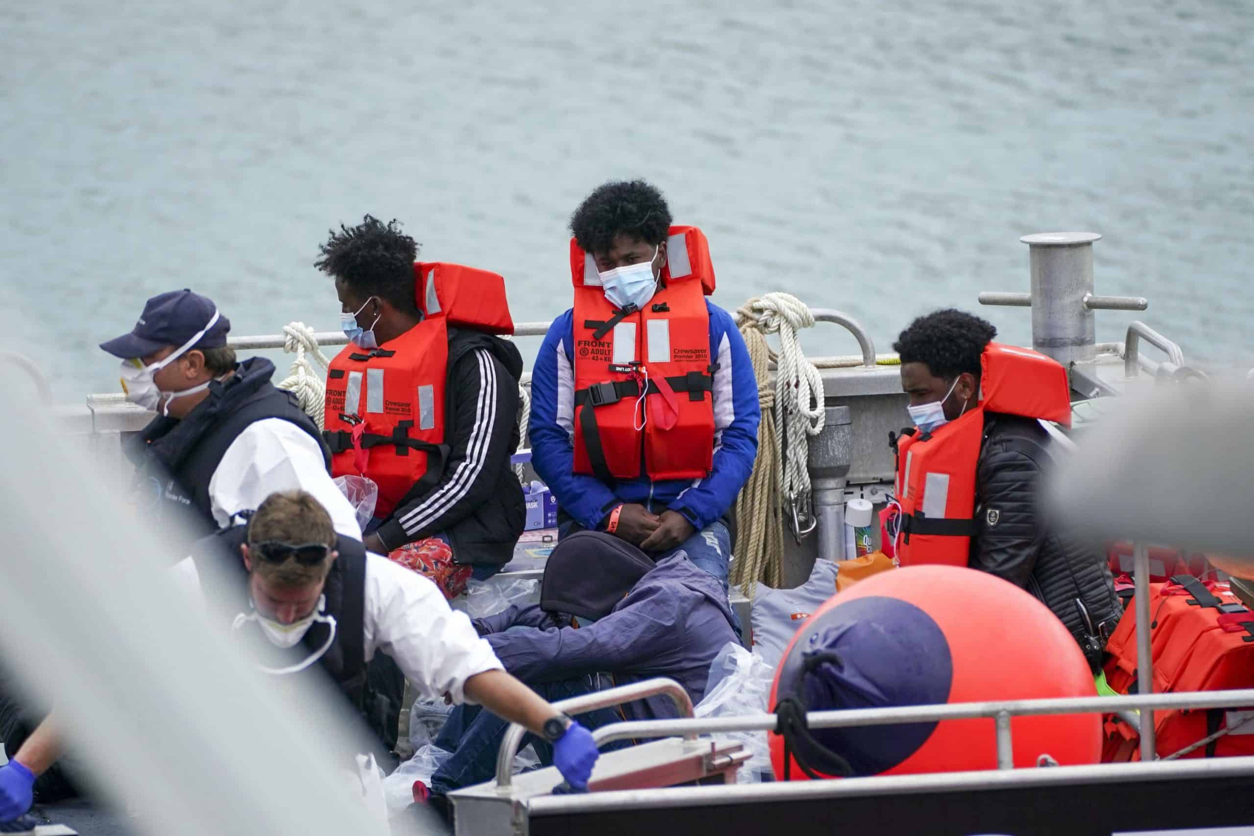 Girlfriend watched as Eritrean man died after jumping overboard from sinking boat in Channel