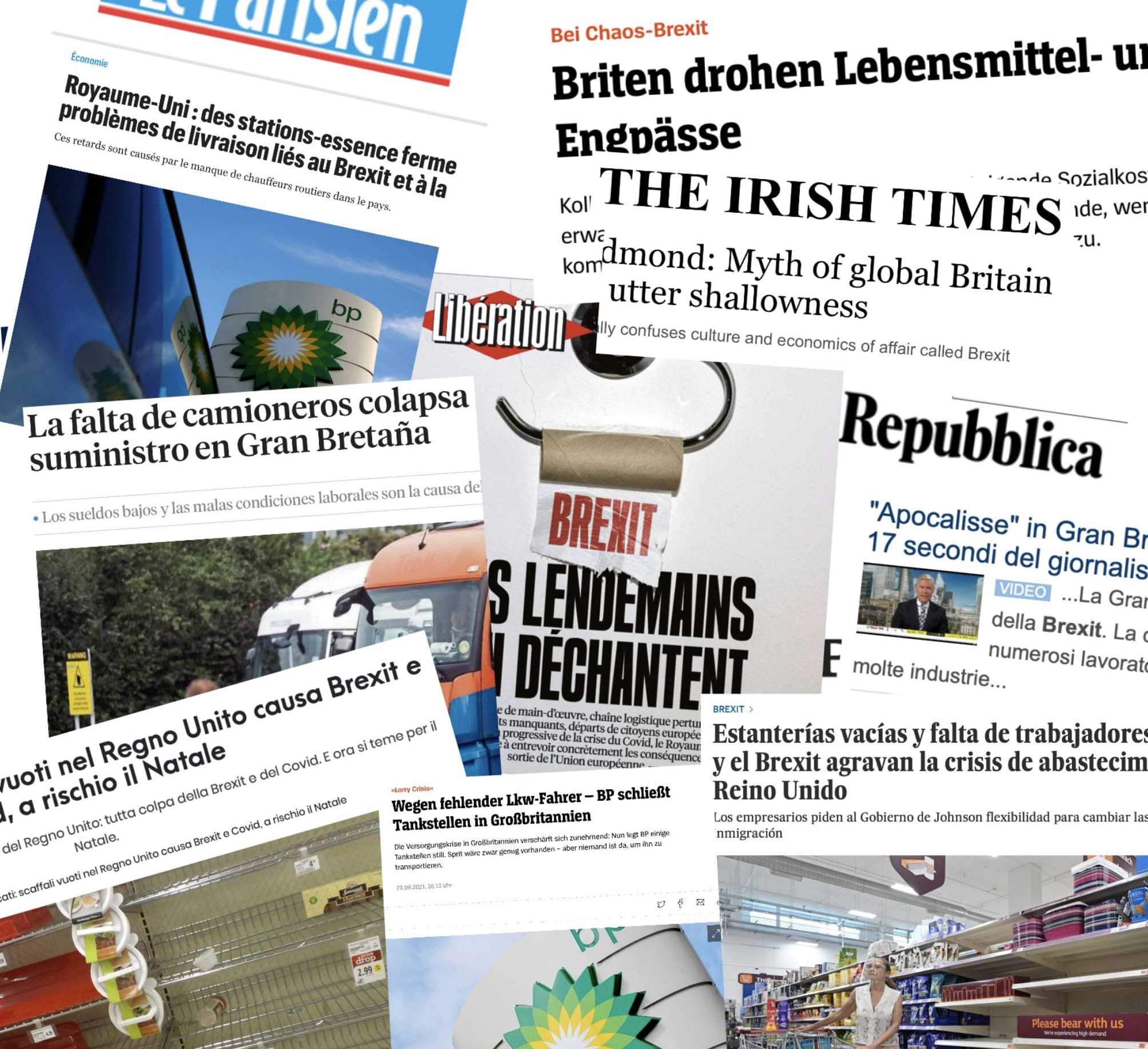 ‘Post-Brexit apocalypse’: European newspapers react to UK shortages