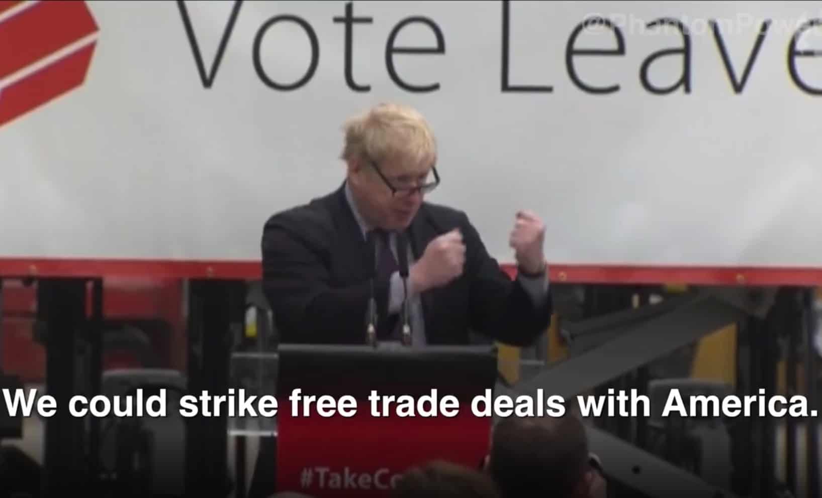 Video of all the times Boris Johnson promised a trade deal with the US goes viral