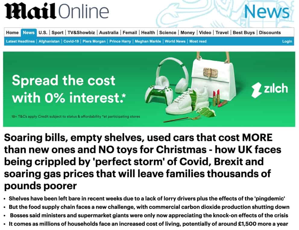 Has the penny dropped? Daily Mail warns UK faces being crippled by Brexit