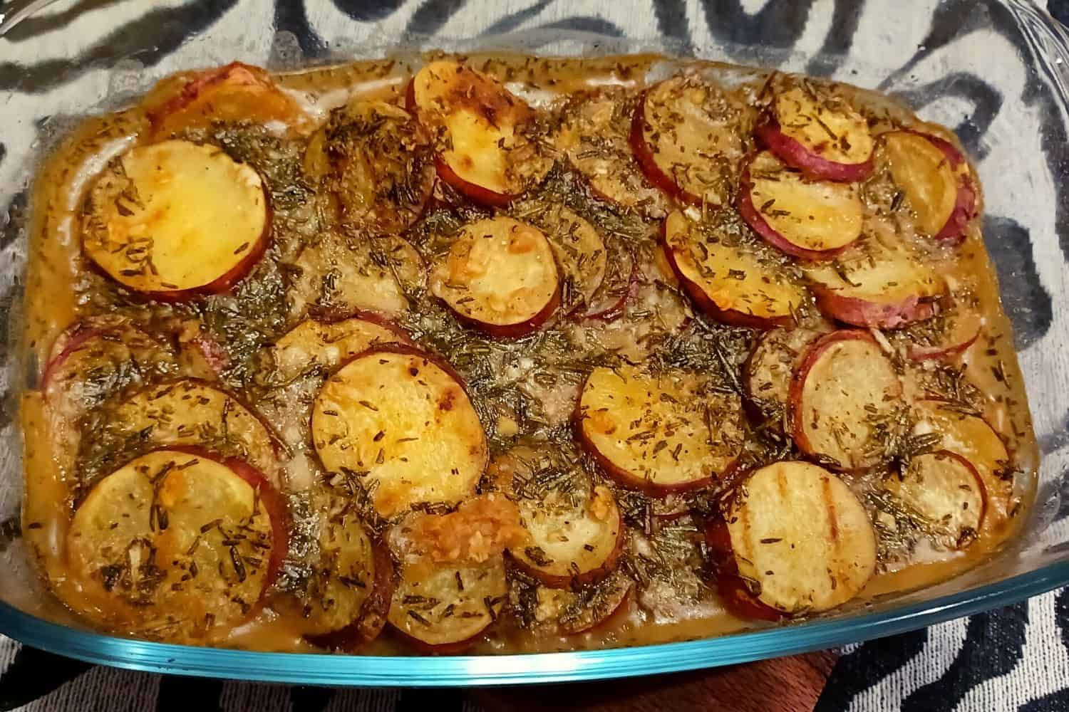 French Roasted Sweet Potato Bake