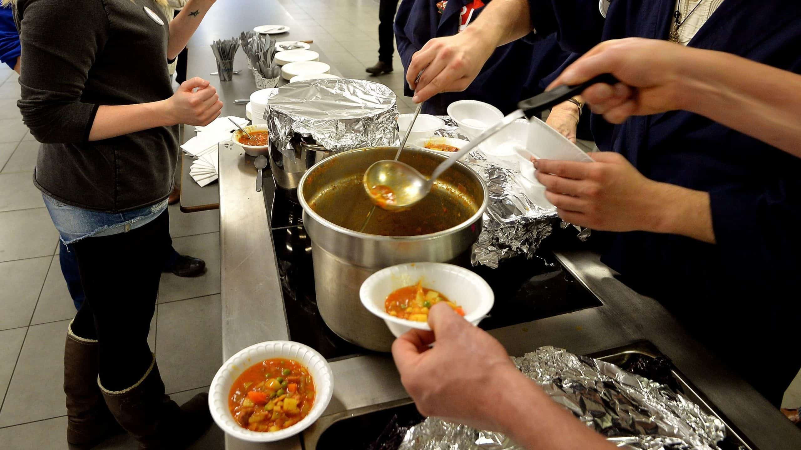 ‘Left us heartbroken:’ Primary school pupils queueing at soup kitchen for homeless people