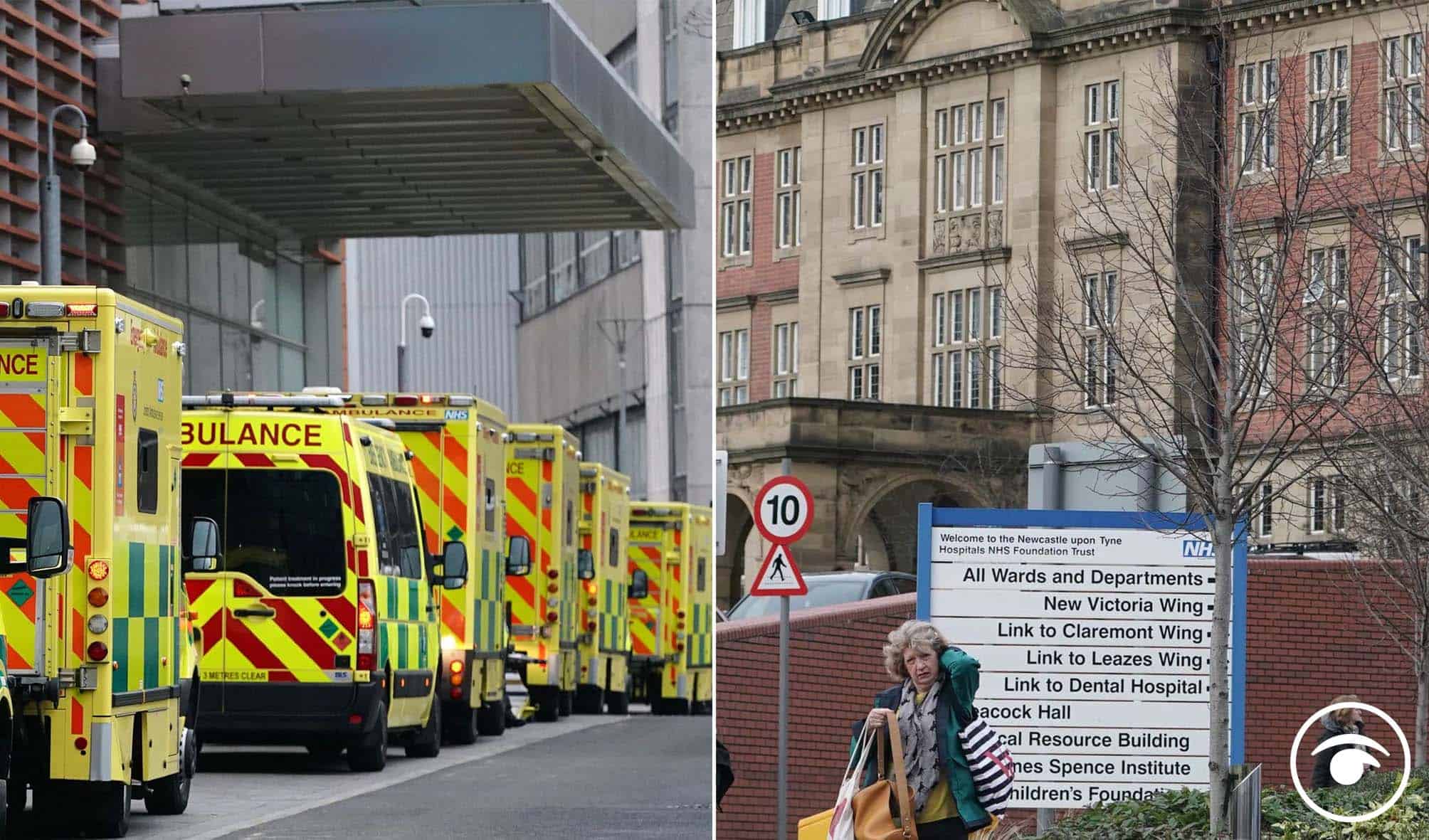 Paramedic begs for ‘help’ for NHS as queue of 25 ambulances wait outside hospital