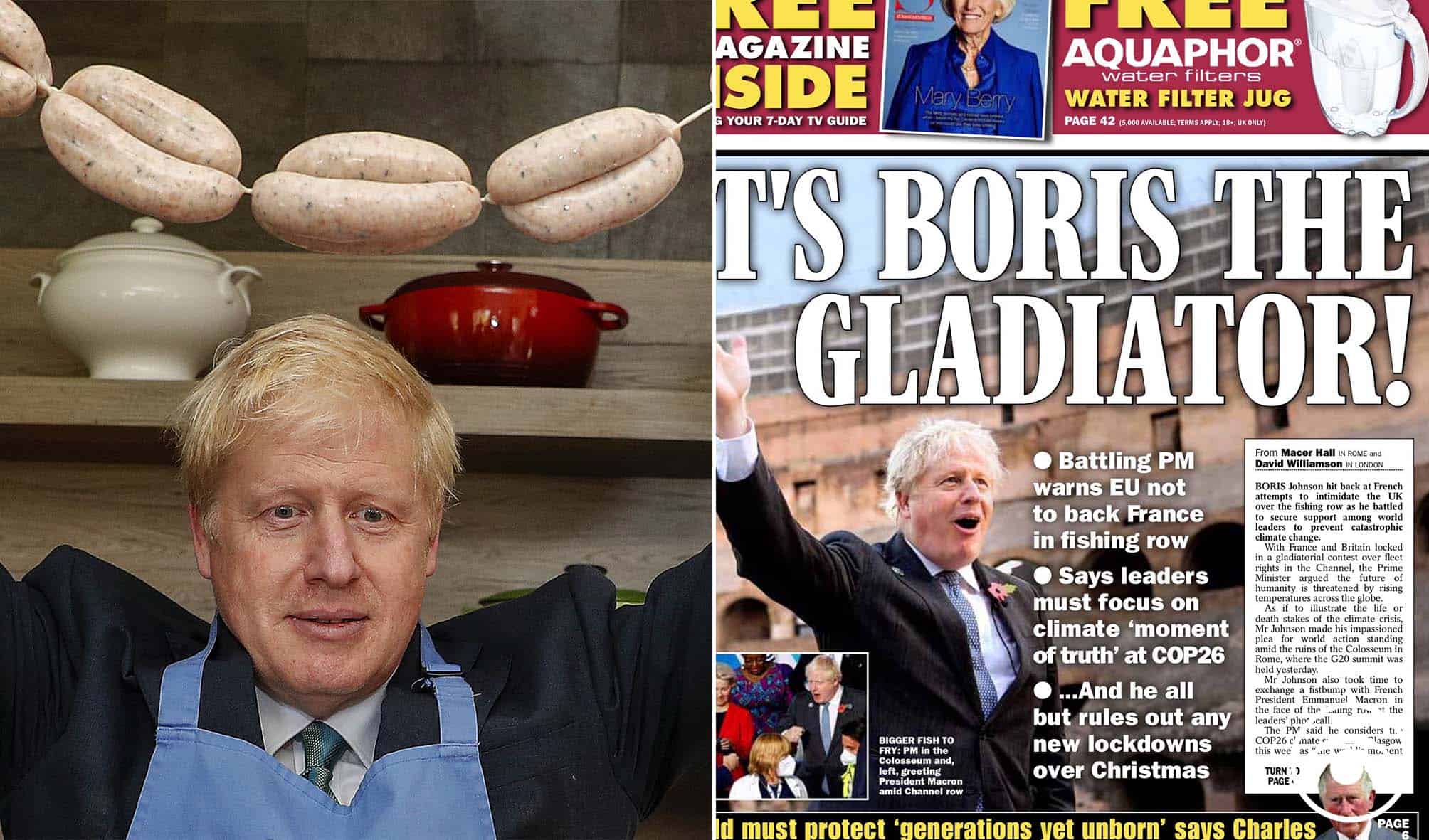 ‘Boris the Gladiator!’ Sunday Express headline ridiculed as PM given some spicy Latin names