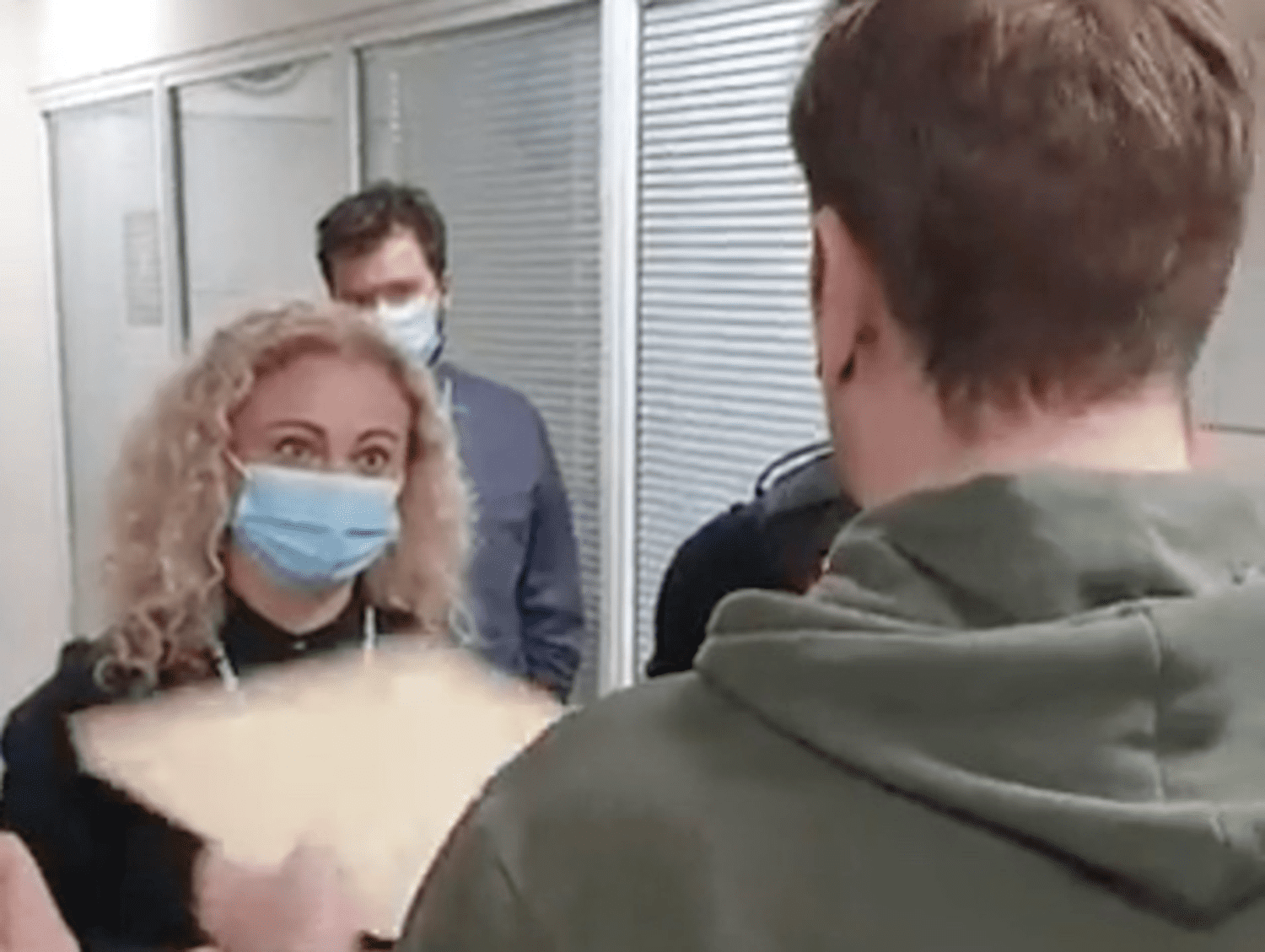 Anti-vaxxers storm hospital and serve staff with legal papers citing the Nuremberg Code