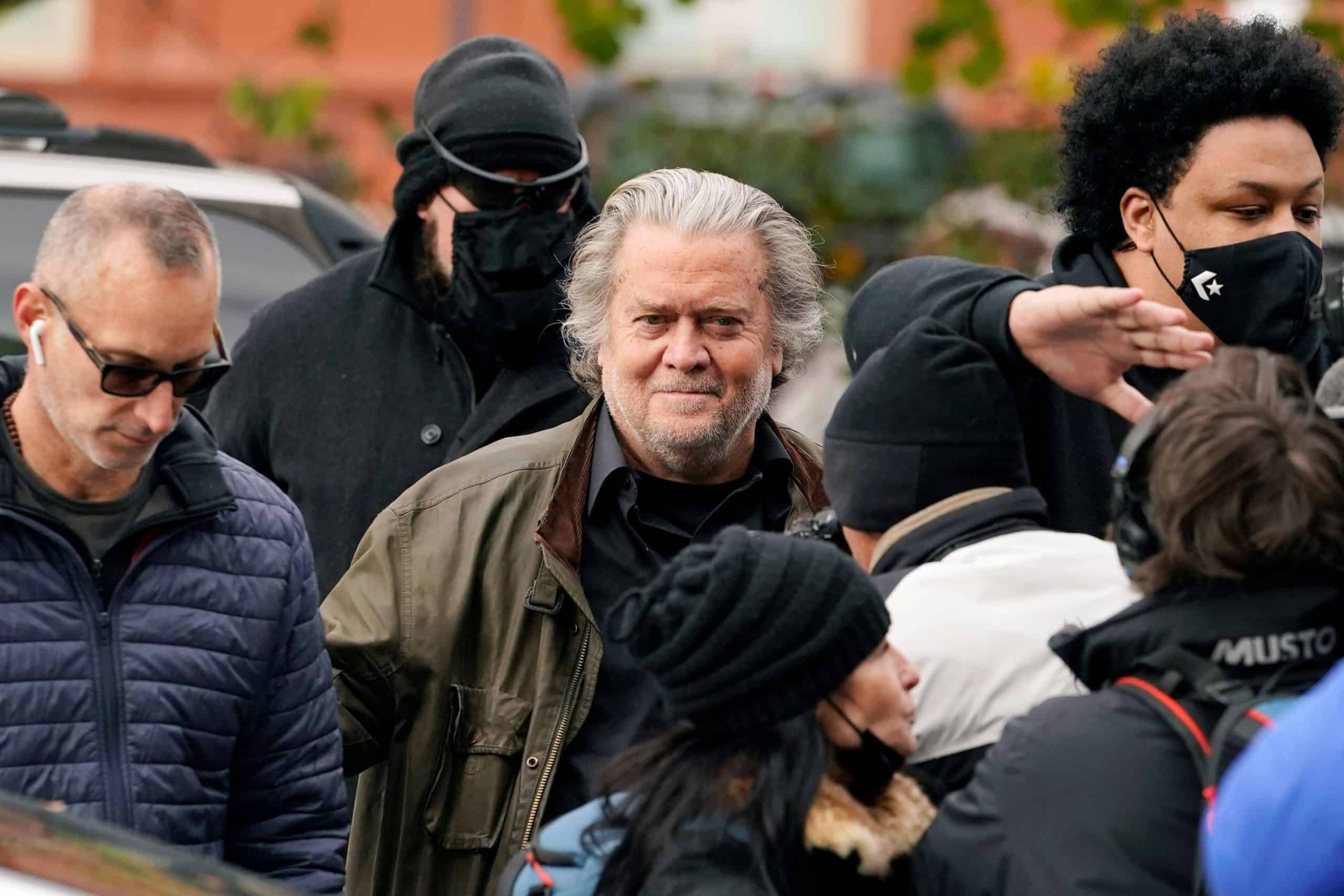 Ex-Trump aide Steve Bannon surrenders to FBI over Capitol riots